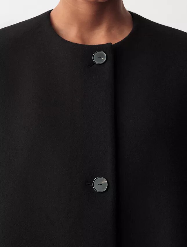 Abrigo sin cuello Cora Abrigo sin cuello Cora