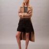 Bermudas plisadas de Cotton Stretch de algodón Bermudas plisadas de Cotton Stretch de algodón