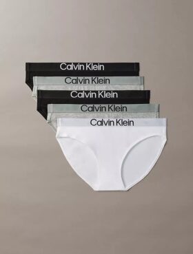 Bikini de algodón 100 % en paquete de 5