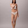 Bikini de algodón elástico acanalado Bikini de algodón elástico acanalado