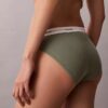 Bikini de algodón elástico acanalado Bikini de algodón elástico acanalado