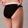 Bikini de algodón elástico acanalado Bikini de algodón elástico acanalado