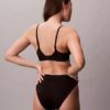 Bikini de cintura alta elástico de Microfiber con Monogram gráfico Bikini de cintura alta elástico de Microfiber con Monogram gráfico