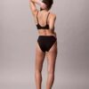 Bikini de cintura alta elástico de Microfiber con Monogram gráfico Bikini de cintura alta elástico de Microfiber con Monogram gráfico