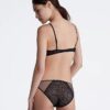 Bikini de encaje con estampado gráfico negro de CK Black Bikini de encaje con estampado gráfico negro de CK Black