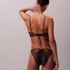 Bikini de encaje floral negro CK Black Bikini de encaje floral negro CK Black