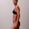 Bikini de encaje floral negro CK Black Bikini de encaje floral negro CK Black