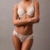 Bikini de encaje floral negro CK Black Bikini de encaje floral negro CK Black