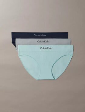Bikini de microfibra sin costuras con tejido acanalado, paquete de 3