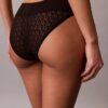 Bikini de talle bajo con encaje y logotipo Icon, paquete de 3