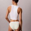 Bikini de tiras de algodón elástico acanalado, paquete de 3 Bikini de tiras de algodón elástico acanalado, paquete de 3
