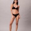Bikini elástico de microfibra con encaje Bikini elástico de microfibra con encaje