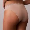 Bikini elástico de microfibra con encaje