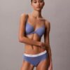 Bikini Hipster de cintura baja con ribete elástico de Cotton Stretch