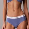 Bikini Hipster de cintura baja con ribete elástico de Cotton Stretch