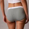 Bikini Hipster de cintura baja con ribete elástico de Cotton Stretch Bikini Hipster de cintura baja con ribete elástico de Cotton Stretch