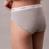 Bikini Hipster de cintura baja con ribete elástico de Cotton Stretch