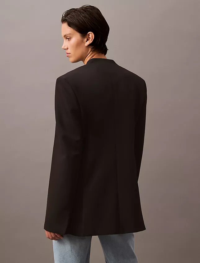 Blazer clásico de crepé Blazer clásico de crepé