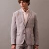 Blazer clásico de mezcla de lino