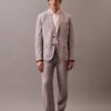 Blazer clásico de mezcla de lino
