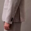 Blazer clásico de mezcla de lino