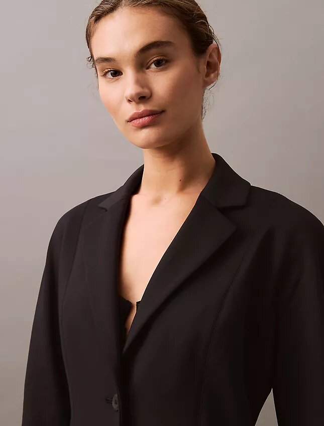 Blazer clásico Dolman de tacto suave Blazer clásico Dolman de tacto suave