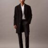 Blazer de mezcla de lana con botonadura sencilla