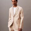 Blazer de mezcla de lino