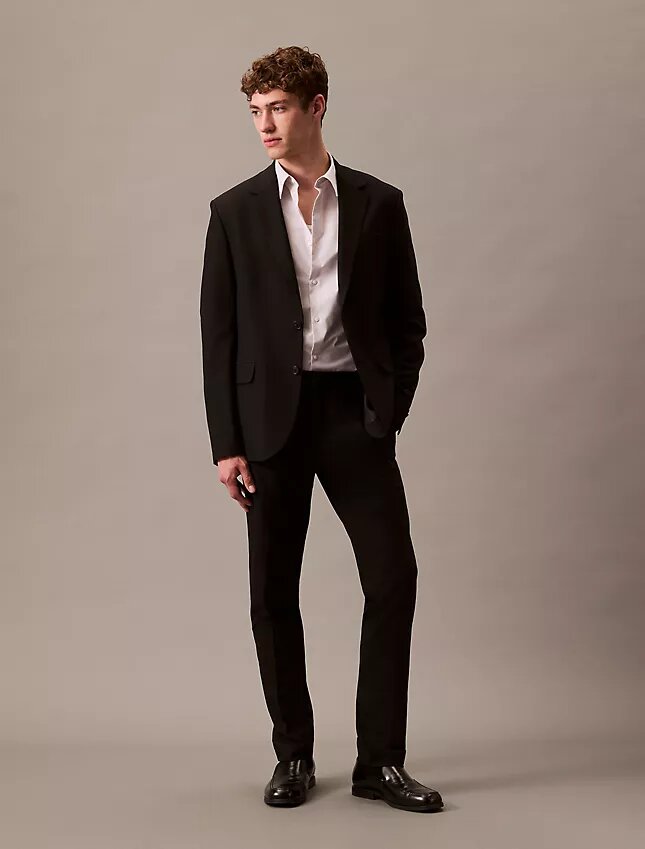 Blazer elástico refinado Blazer elástico refinado