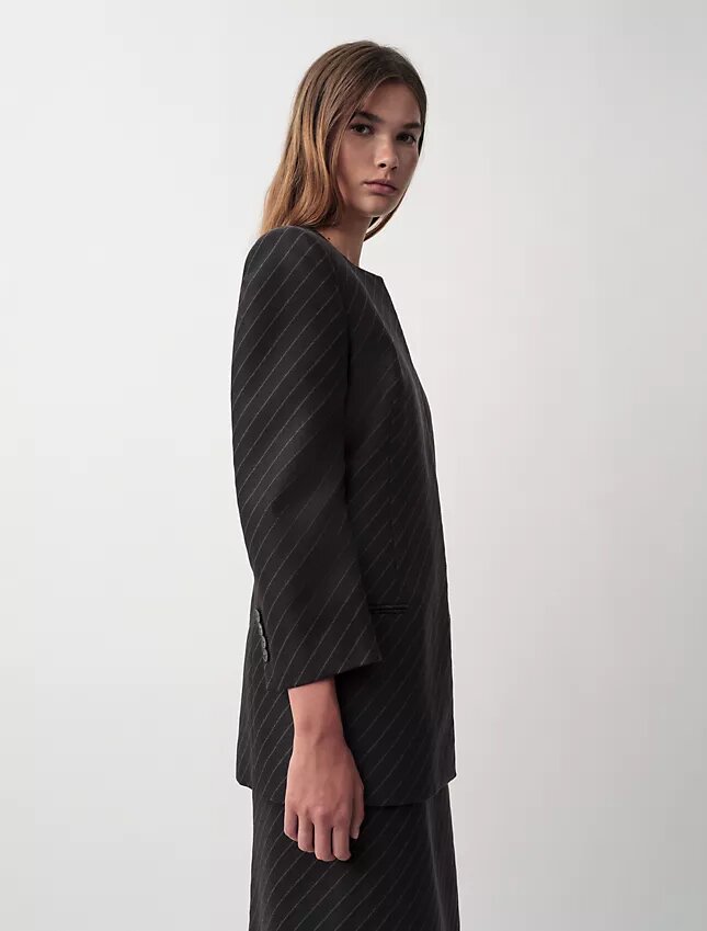 Blazer sin cuello Parker Blazer sin cuello Parker