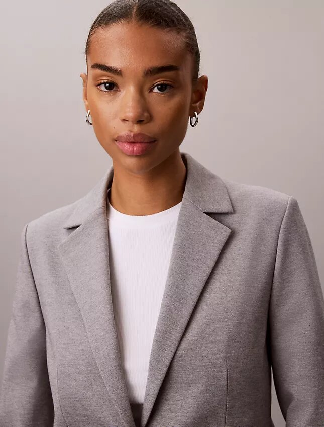 Blazer slim de ponte Blazer slim de ponte