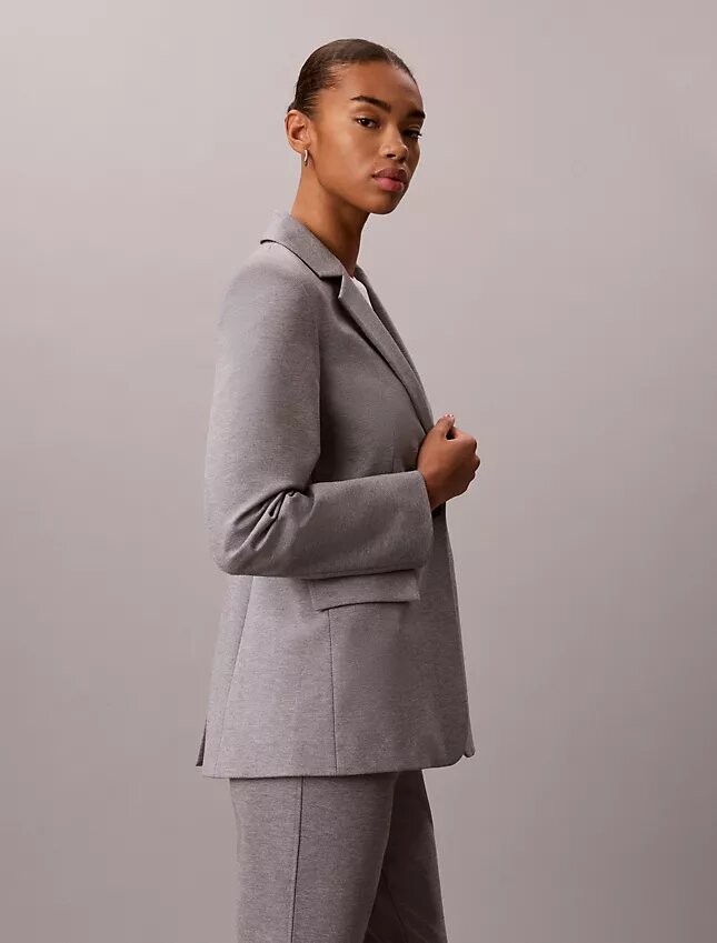 Blazer slim de ponte Blazer slim de ponte