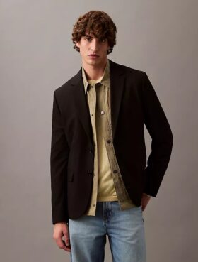 Blazer slim refinado