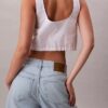 Blusa de popelín con botones