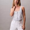 Blusa de popelín con botones