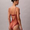 Body de encaje floral negro de CK Black Body de encaje floral negro de CK Black