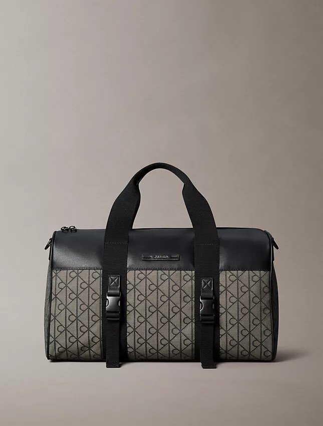 Bolsa de viaje con emblema jacquard Bolsa de viaje con emblema jacquard