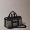 Bolsa de viaje con emblema jacquard Bolsa de viaje con emblema jacquard