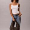 Bolso bandolera con media luna y Monogram integral Bolso bandolera con media luna y Monogram integral