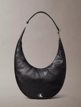 Bolso bandolera convertible con forma curvada