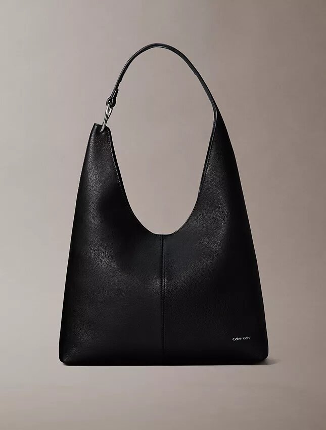 Bolso bandolera mediano de piel holgado Bolso bandolera mediano de piel holgado