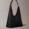 Bolso bandolera mediano de piel holgado Bolso bandolera mediano de piel holgado