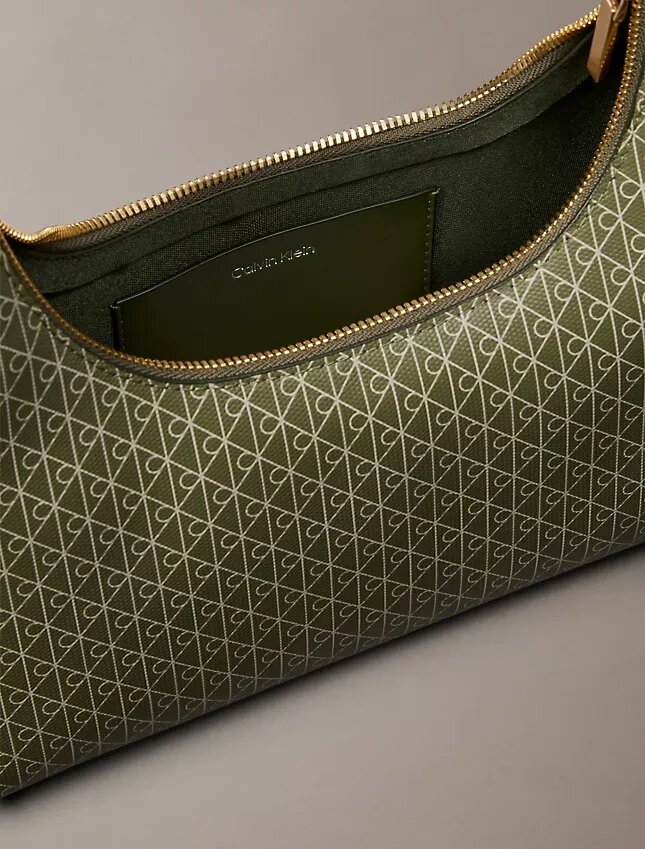 Bolso de hombro con logotipo estampado por toda la superficie Bolso de hombro con logotipo estampado por toda la superficie