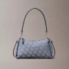 Bolso de hombro con logotipo Monogram plisado