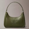 Bolso de hombro con monogram en relieve