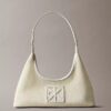 Bolso de hombro de malla con logotipo