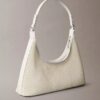 Bolso de hombro de malla con logotipo