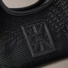 Bolso de hombro de malla con logotipo