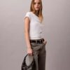 Bolso de hombro pequeño convertible con forma curvada