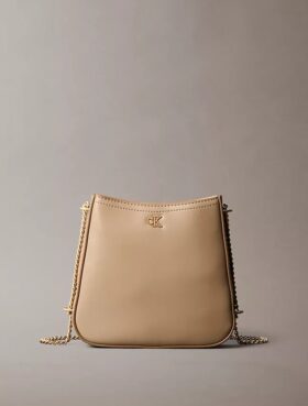 Bolso de silla de montar con cadena y Monogram